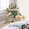 Costway 1/2 PCS 36" Artificial Camellia Tree Fake Potted Tree Greenery Floral Plant Modern Orange/White/Pink